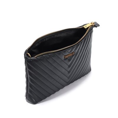 Bolsa Matelassê Pequena  Soft Preta