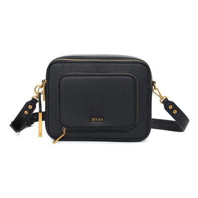 Bolsa Tiracolo Preta Alça Ajustável