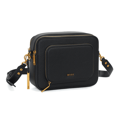 Bolsa Tiracolo Preta Alça Ajustável
