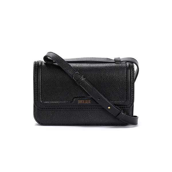 Bolsa Preta Quadrada Transversal