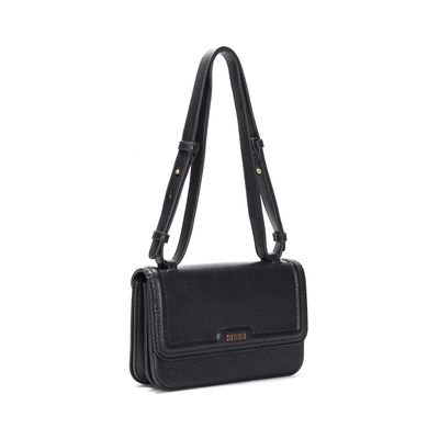 Bolsa Preta Quadrada Transversal