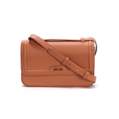 Bolsa Marrom Quadrada Transversal
