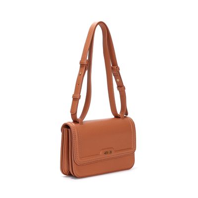 Bolsa Marrom Quadrada Transversal
