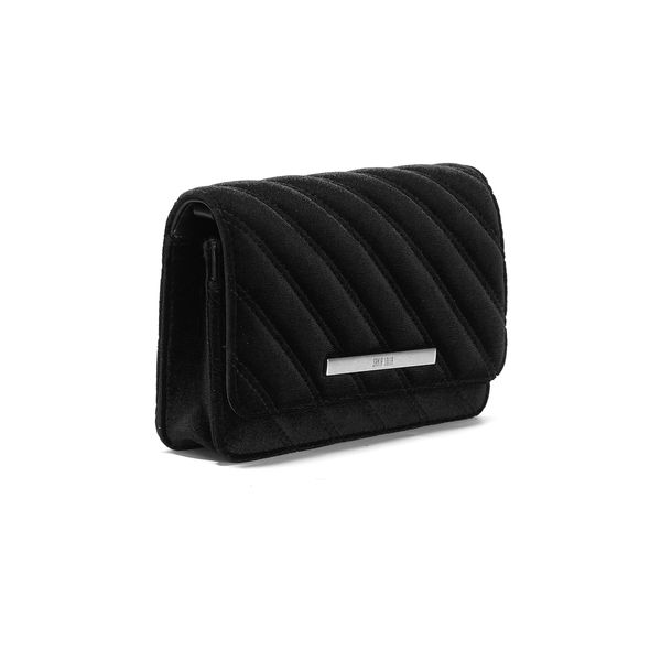 Bolsa Tiracolo Preta Veludo