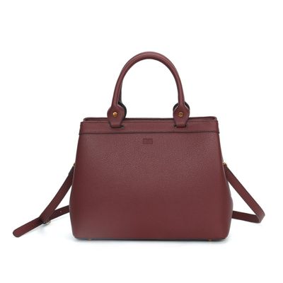 Bolsa Tote Bordô Alça Dupla Transversal