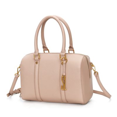 Bolsa Bau Bege Alça Transversal