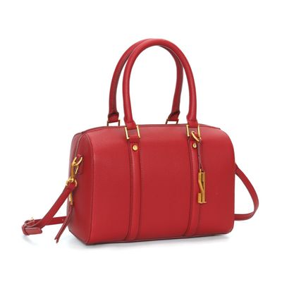 Bolsa Bau Vermelho Rubi Alça Transversal