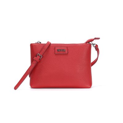 Bolsa Pequena Tiracolo Floater Vermelho Rubi