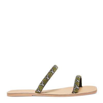 Rasteira Animal Print Tiras