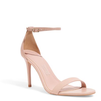 Sandália Rose Couro Nobre Soft Salto Alto Fino