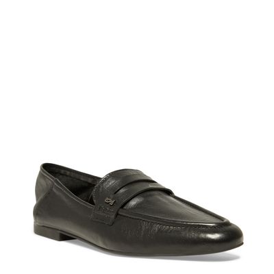 Mocassim Couro Nobre Soft Preto Bico Redondo