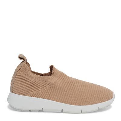 Tênis Knit Bege Claro