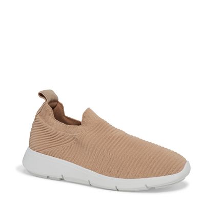 Tênis Knit Bege Claro