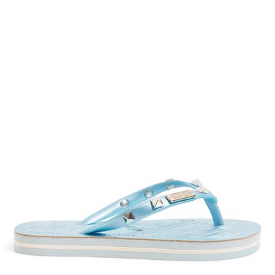 Chinelo Flip Flop Infantil Azul Bebê Matelassê