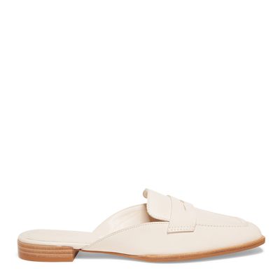 Mocassim  Mule Couro Nobre Soft Creme