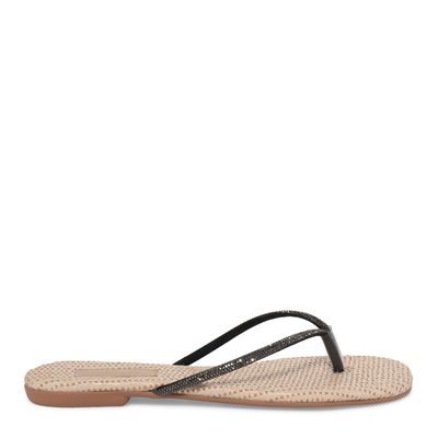 Rasteira Cristal Preto