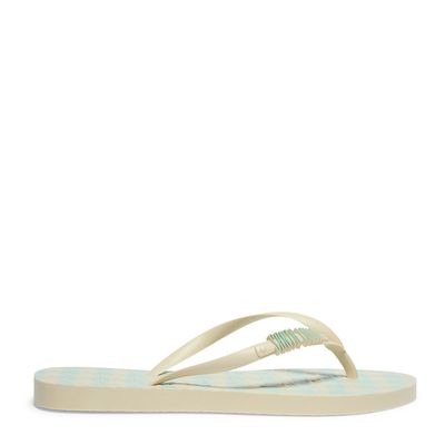 Chinelo Flip Flop Borracha Azul Aruba