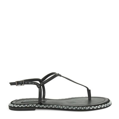 Rasteira Napa Santorine Preta