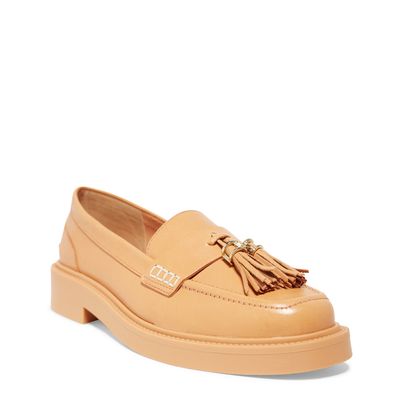 Mocassim Bege Couro Nobre