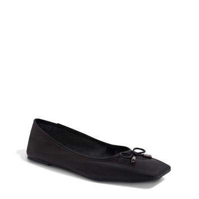 Sapatilha couro confort preto