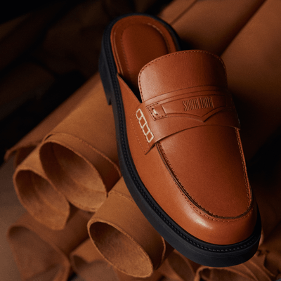 Mocassim Couro Confort Marrom