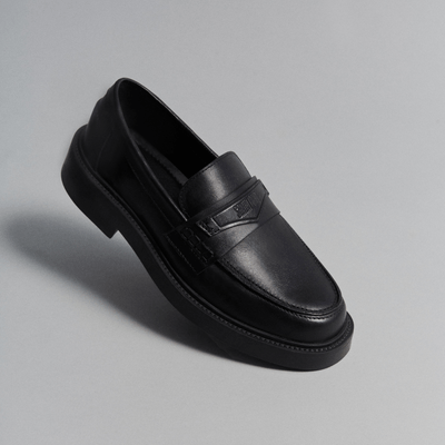 Mocassim couro nobre soft preto