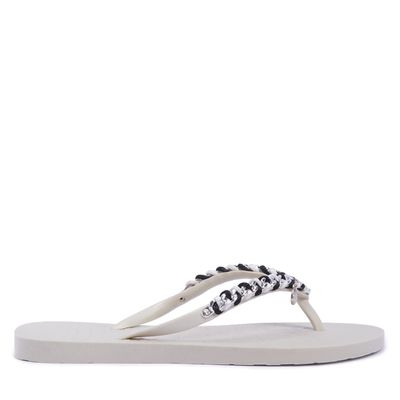 Flip Flop Borracha Cinza