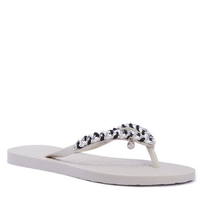 Flip Flop Borracha Cinza