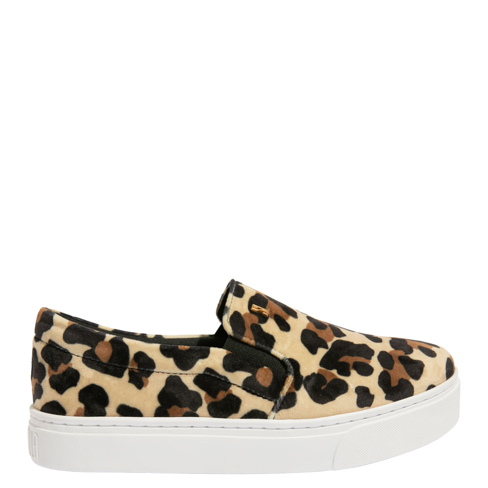 Zattini Tenis Slip On OnÃ§a Santa Lolla Animal Print Slip On De OnÃ§