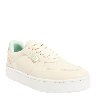 Tênis Floater Lux Off White E Verde