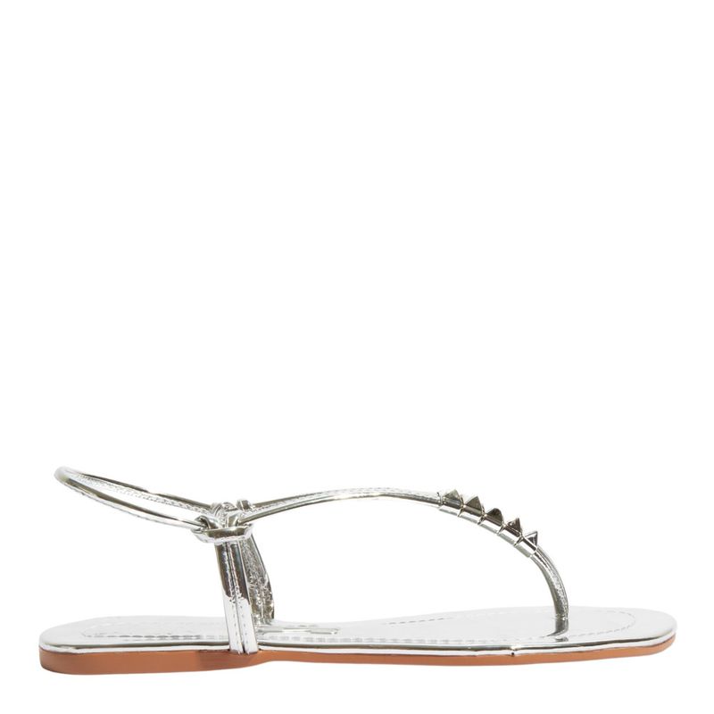 Rasteira Specchio Prata Spikes - Santa Lolla Rasteira Specchio Prata Spikes - Santa Lolla