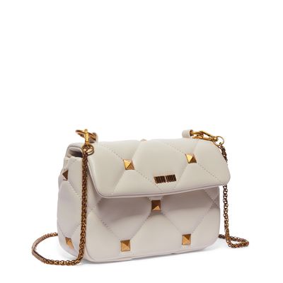 Bolsa Pequena Transversal Soft Off White Spikes