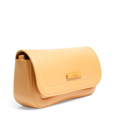 Bolsa Borracha Transversal Bege