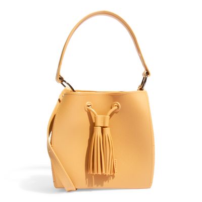 Bolsa Bucket Bege Borracha Barbicacho