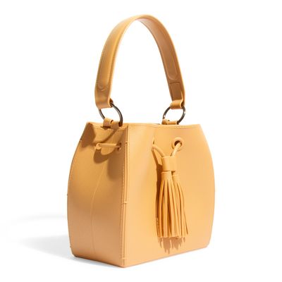 Bolsa Bucket Bege Borracha Barbicacho