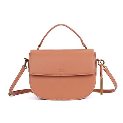 Bolsa Box Caramelo Alça Transversal Removível