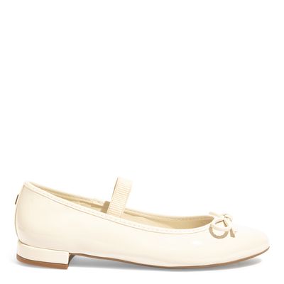 Sapatilha Boneca Verniz Anzeli Off White