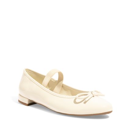 Sapatilha Boneca Verniz Anzeli Off White