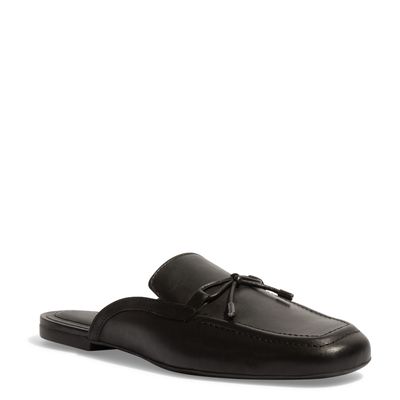 Mocassim Mule Couro Nobre Soft Preto