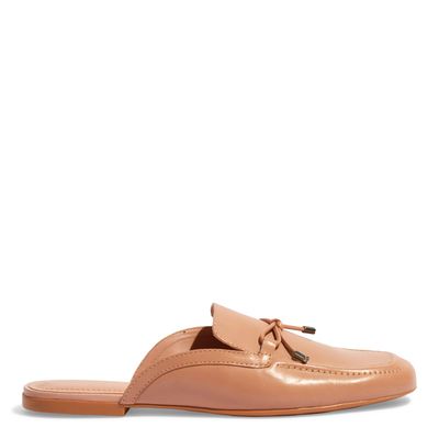 Mocassim Mule Couro Nobre Soft Bege