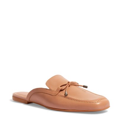Mocassim Mule Couro Nobre Soft Bege