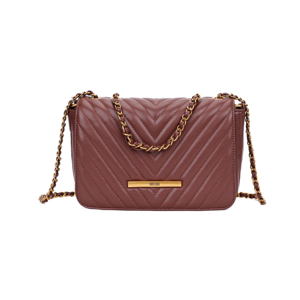 Bolsa Preta Matelassê Alça Transversal Corrente Dourada