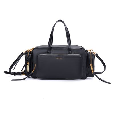 Bolsa Preta Soft Grande Duas Alças