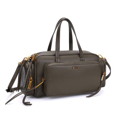 Bolsa Verde Militar Soft Grande Duas Alças