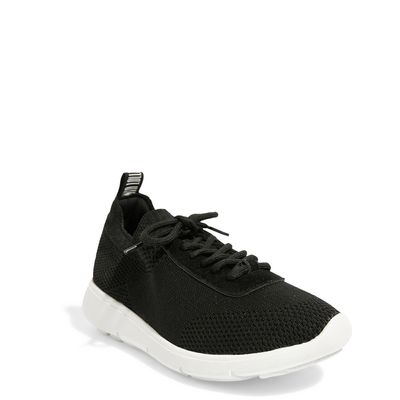 Tênis Knit Textil Preto Cadarço