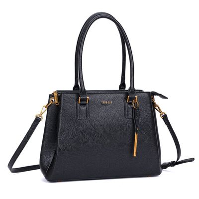 Bolsa Tote Bag Floater Preta Alça Transversal