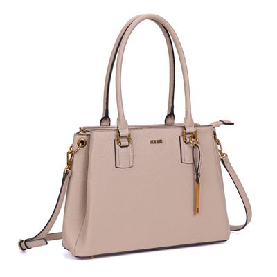 Bolsa Tote Bag Floater Bege Alça Transversal