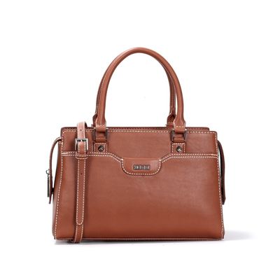 Bolsa Marrom Quadrada Alça Tiracolo