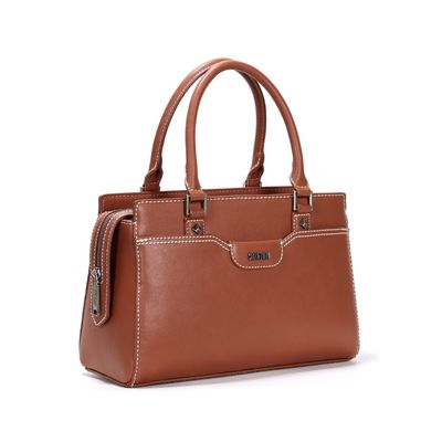 Bolsa Marrom Quadrada Alça Tiracolo