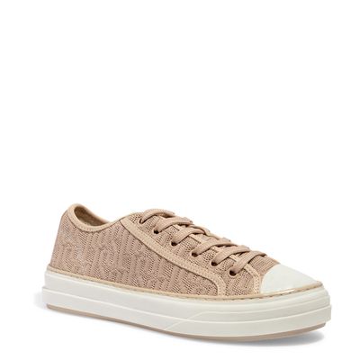 Tênis Flat Knit Bege